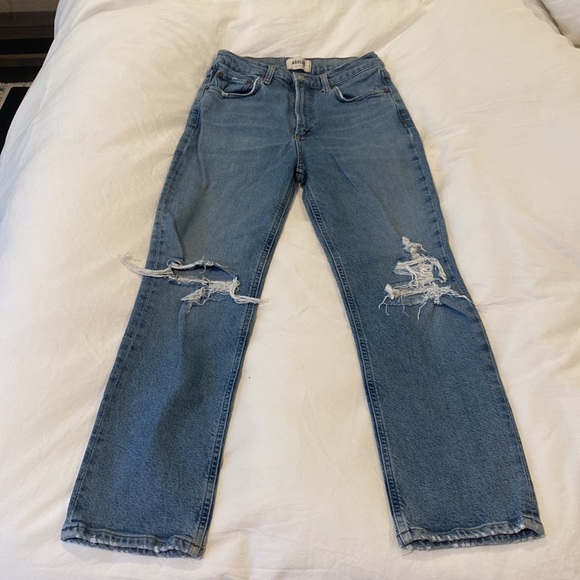 AGOLDE Riley High Rise Straight Crop - Picture 3 of 5